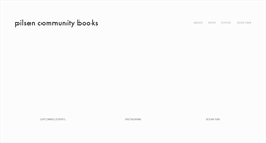Desktop Screenshot of pilsencommunitybooks.org