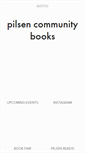 Mobile Screenshot of pilsencommunitybooks.org
