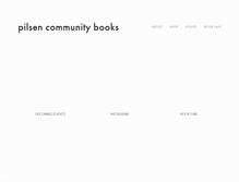 Tablet Screenshot of pilsencommunitybooks.org